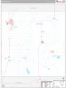 Neosho County, KS Digital Map Premium Style