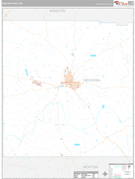 Neshoba County, MS Digital Map Premium Style