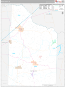 Nevada County, AR Digital Map Premium Style
