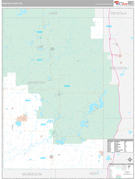 Newaygo County, MI Digital Map Premium Style