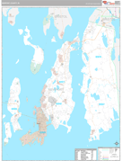 Newport County, RI Digital Map Premium Style