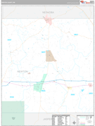 Newton County, MS Digital Map Premium Style