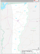 Newton County, TX Digital Map Premium Style