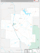 Noble County, OH Digital Map Premium Style