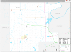 Noble County, OK Digital Map Premium Style