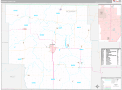 Nodaway County, MO Digital Map Premium Style