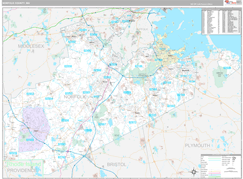 Norfolk County, MA Digital Map Premium Style