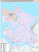 Norfolk County, VA Digital Map Premium Style