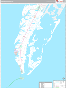 Northampton County, VA Digital Map Premium Style