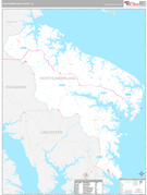 Northumberland County, VA Digital Map Premium Style