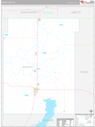 Nowata County, OK Digital Map Premium Style