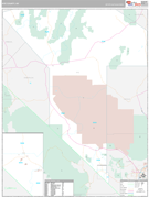 Nye County, NV Digital Map Premium Style