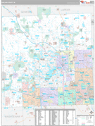 Oakland County, MI Digital Map Premium Style