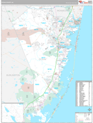 Ocean County, NJ Digital Map Premium Style