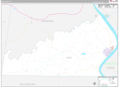 Ohio County, IN Digital Map Premium Style