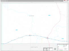Oldham County, TX Digital Map Premium Style