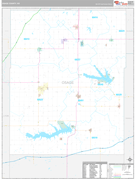 Osage County, KS Digital Map Premium Style