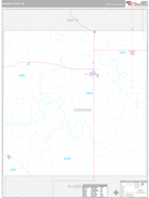 Osborne County, KS Digital Map Premium Style