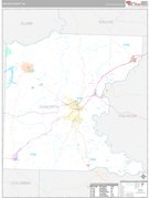 Ouachita County, AR Digital Map Premium Style