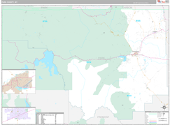 Park County, WY Digital Map Premium Style