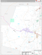 Paulding County, GA Digital Map Premium Style