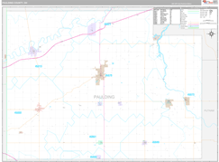 Paulding County, OH Digital Map Premium Style