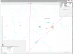 Pawnee County, KS Digital Map Premium Style