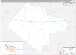 Pecos County, TX Digital Map Premium Style