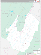 Pendleton County, WV Digital Map Premium Style