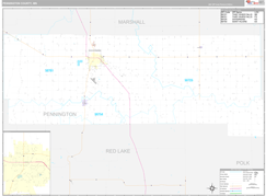 Pennington County, MN Digital Map Premium Style