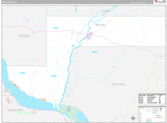 Pepin County, WI Digital Map Premium Style