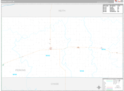 Perkins County, NE Digital Map Premium Style