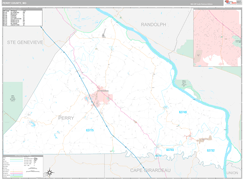 Perry County, MO Digital Map Premium Style