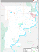 Phillips County, AR Digital Map Premium Style