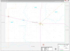Phillips County, CO Digital Map Premium Style