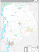 Pickens County, SC Digital Map Premium Style