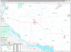 Pierce County, WI Digital Map Premium Style