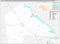 Pike County, MO Digital Map Premium Style