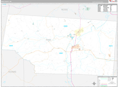 Pike County, OH Digital Map Premium Style