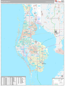 Pinellas County, FL Digital Map Premium Style