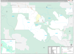 Pitkin County, CO Digital Map Premium Style