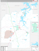 Pittsburg County, OK Digital Map Premium Style