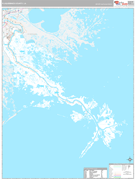 Plaquemines Parish (County), LA Digital Map Premium Style