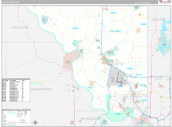 Platte County, MO Digital Map Premium Style