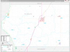 Plymouth County, IA Digital Map Premium Style