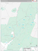 Pocahontas County, WV Digital Map Premium Style