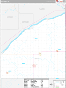 Polk County, NE Digital Map Premium Style