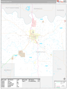 Pontotoc County, OK Digital Map Premium Style