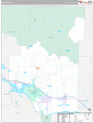 Pope County, AR Digital Map Premium Style