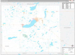 Pope County, MN Digital Map Premium Style